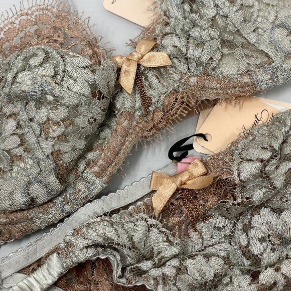 Agent Provocateur Lorelli Rose Gold Silver NWT $1,010 - Picture 10 of 16